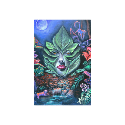 Moonlight Mischief Metal Art Sign