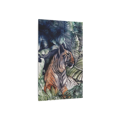 Watchful Warrior Metal Art Sign