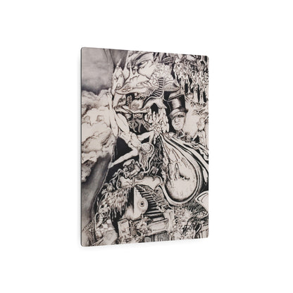 Alice In Blunderland Metal Art Sign