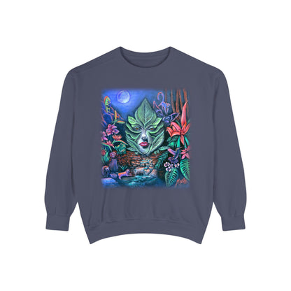 Moonlight Mischief Unisex Garment-Dyed Sweatshirt