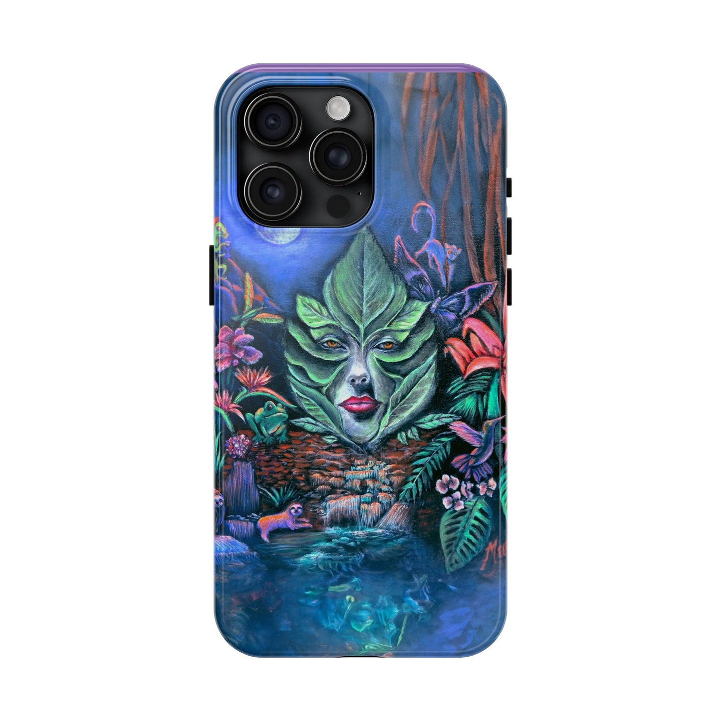 Moonlight Mischief Tough Phone Case for Nature Lovers