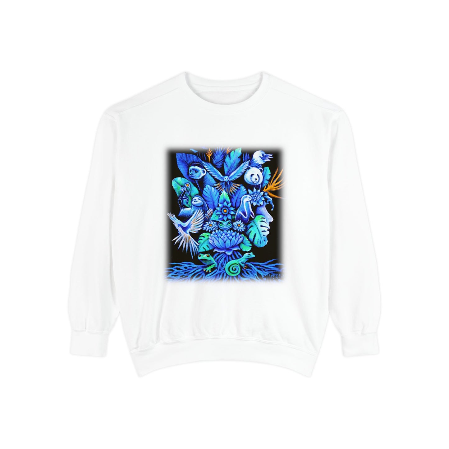 Out of the blue Unisex Garment-Dyed Sweatshirt