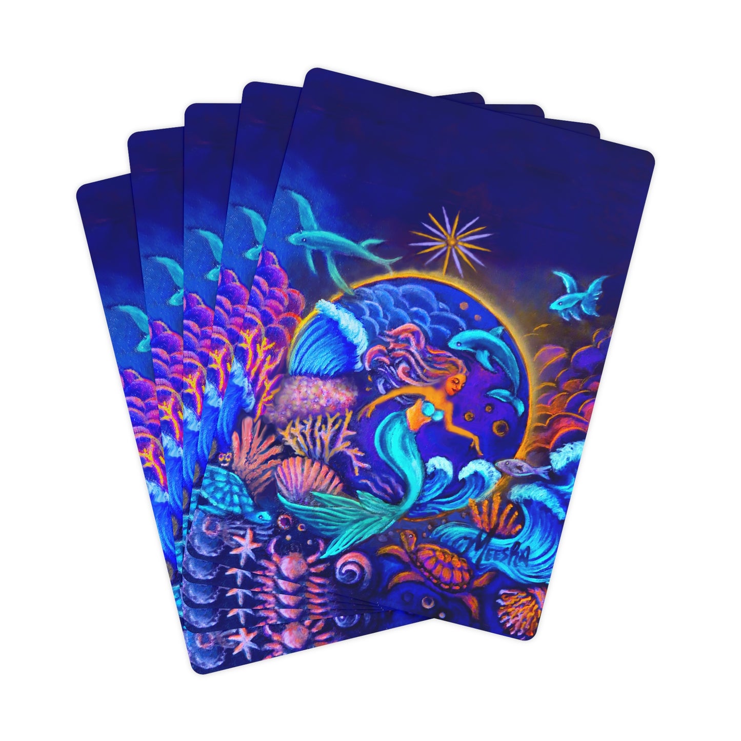 Celestial Extraterrestrial Poker Cards