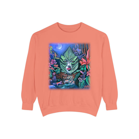 Moonlight Mischief Unisex Garment-Dyed Sweatshirt