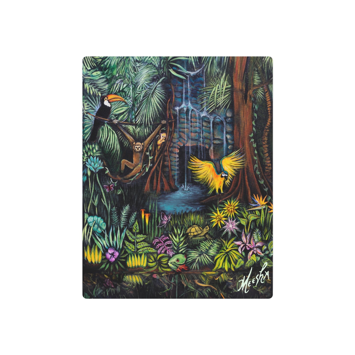 Amazonia Metal Art Sign