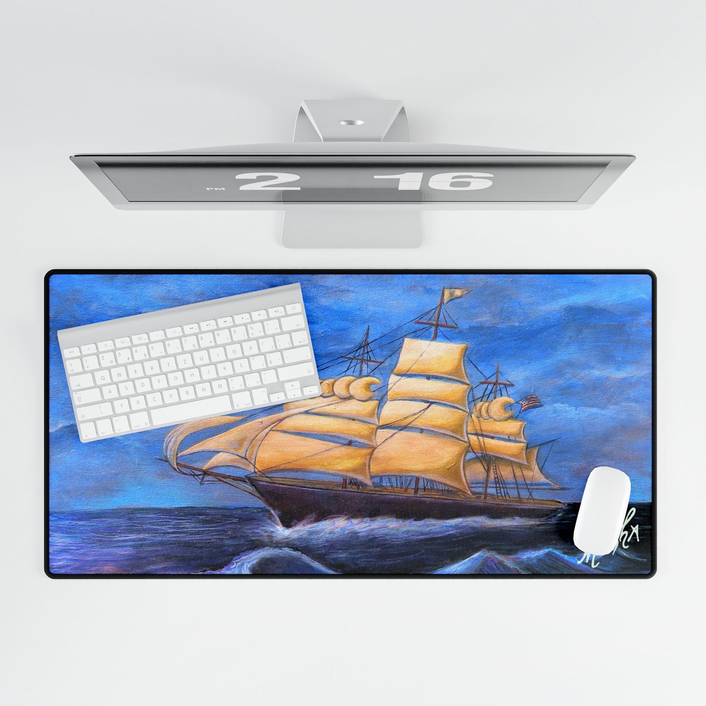 Whimsical Wavehopper Desk Mats