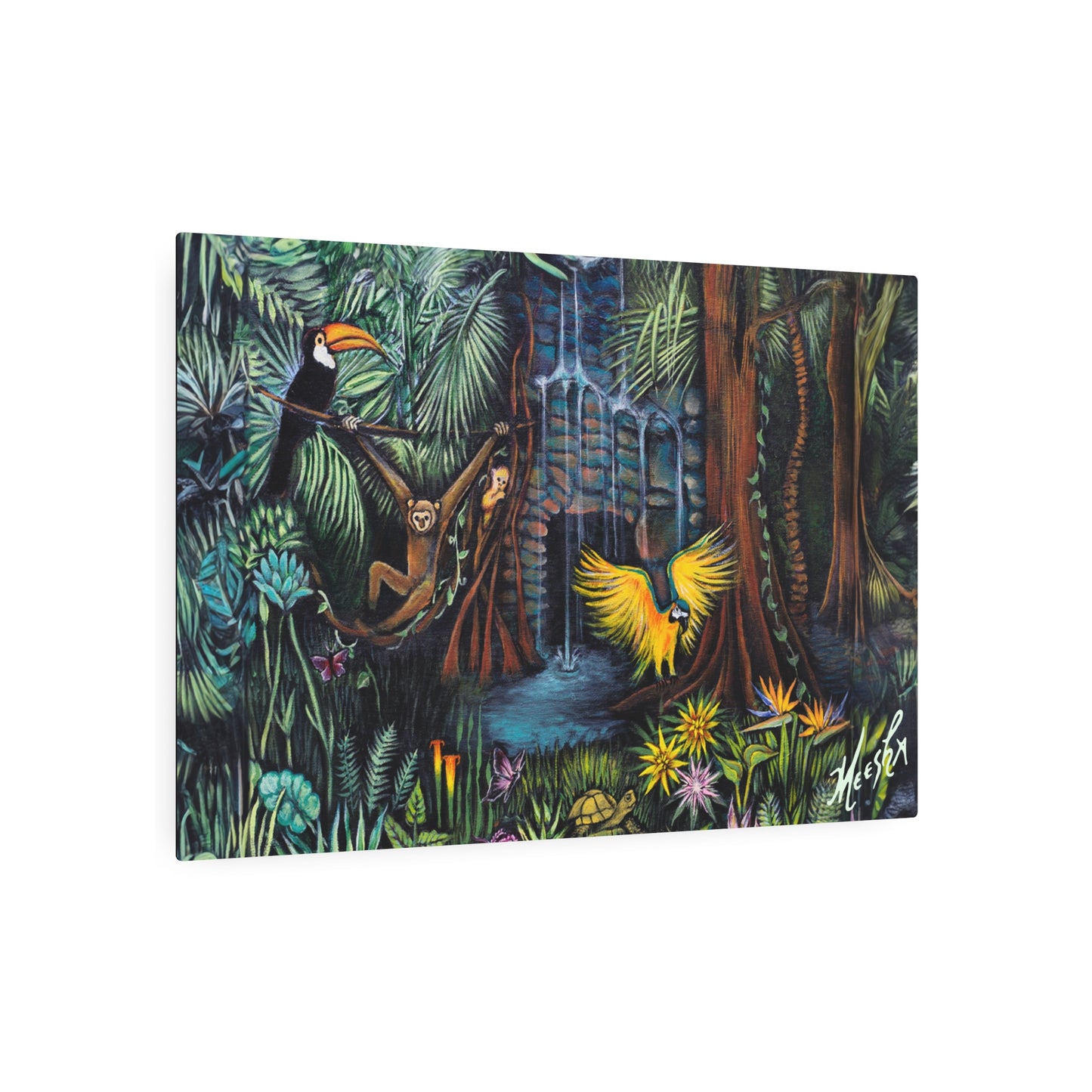 Amazonia Metal Art Sign