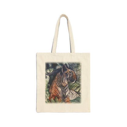 Watchful Warrior High-quality Cotton Canvas Tote Bag
