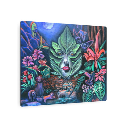 Moonlight Mischief Metal Art Sign