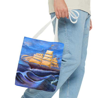 Whimsical Wavehopper Tote Bag