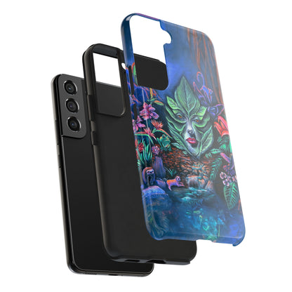 Moonlight Mischief Tough Phone Case for Nature Lovers