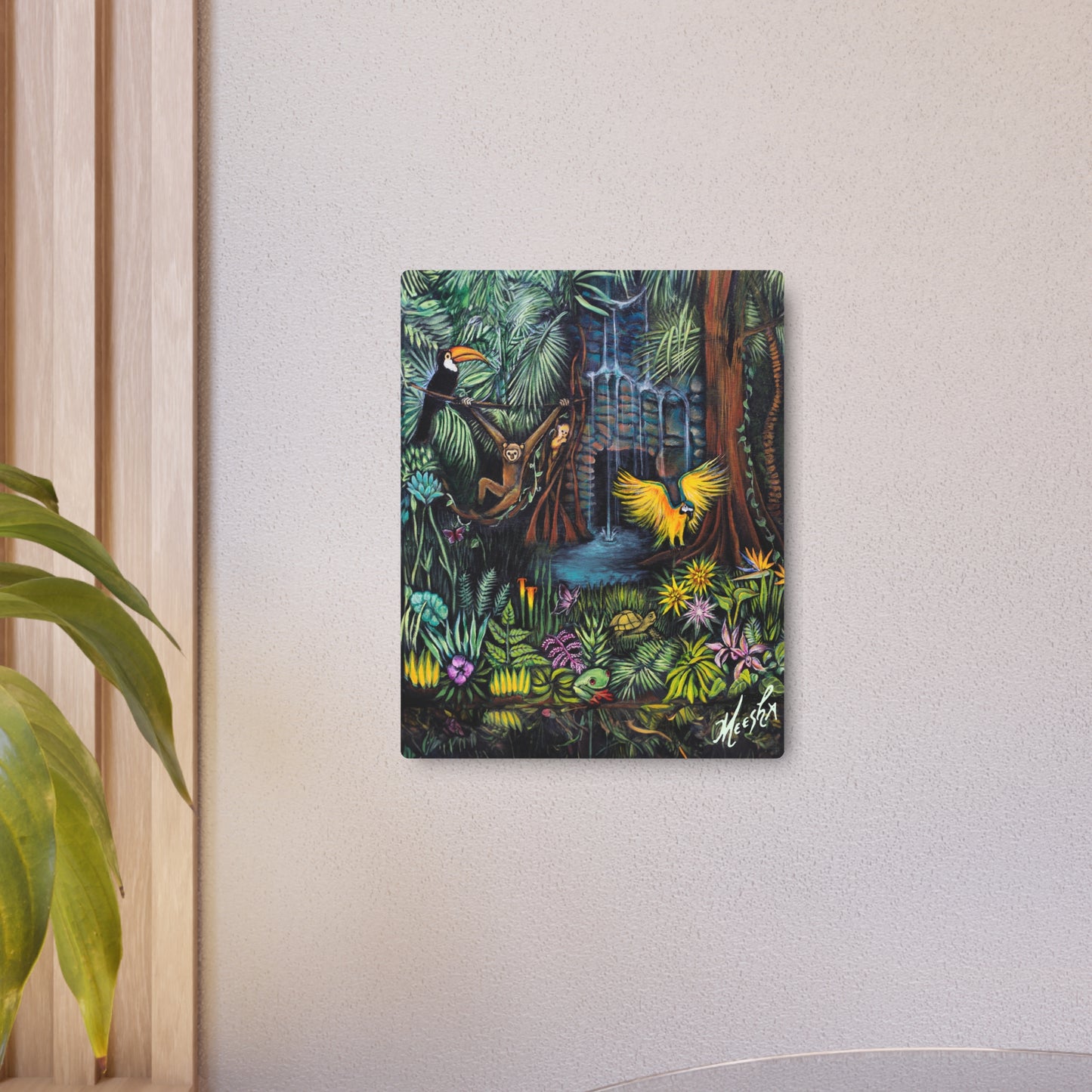 Amazonia Metal Art Sign