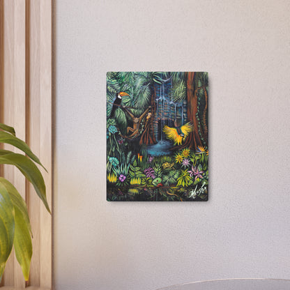 Amazonia Metal Art Sign