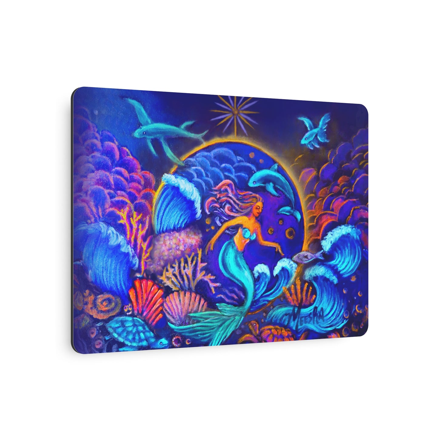 Celestrial Extraterrestrial Metal Art Sign