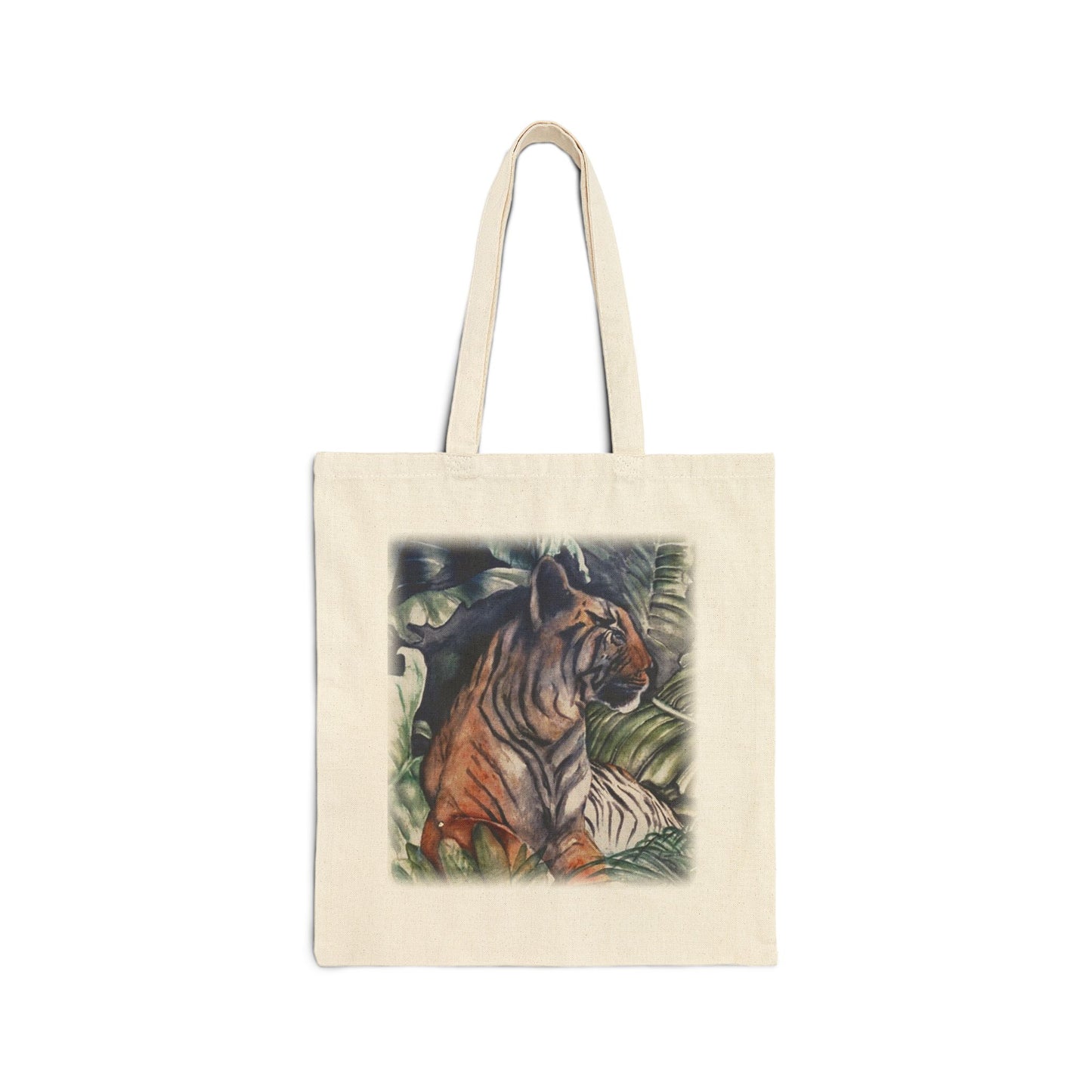 Watchful Warrior High-quality Cotton Canvas Tote Bag