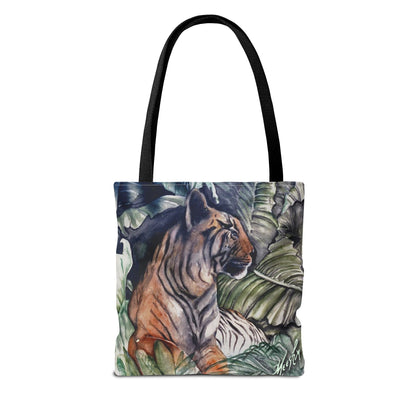 Watchful Warrior Tiger Tote Bag