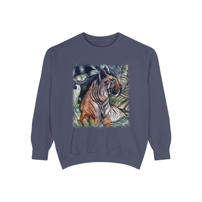 Watchful Warrior Unisex Garment-Dyed Sweatshirt