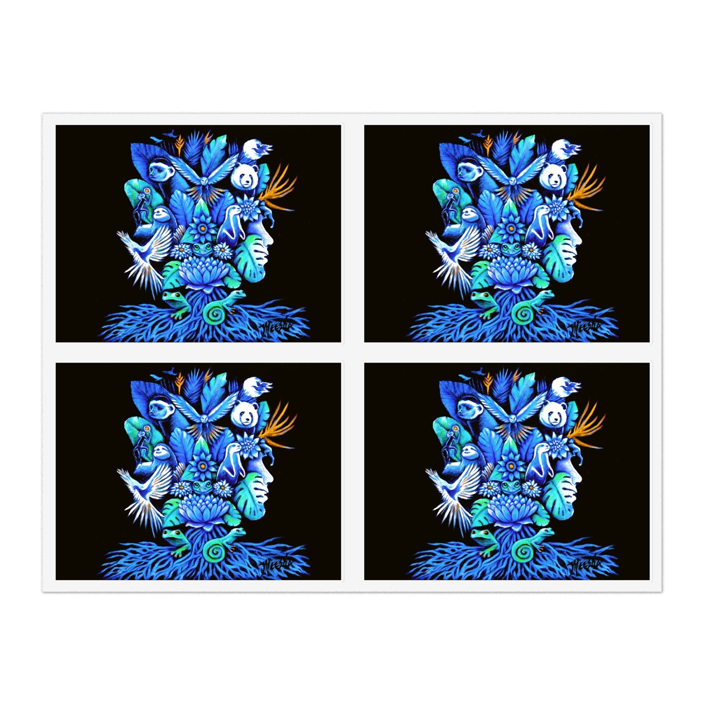 Out of the blue Sticker Sheets