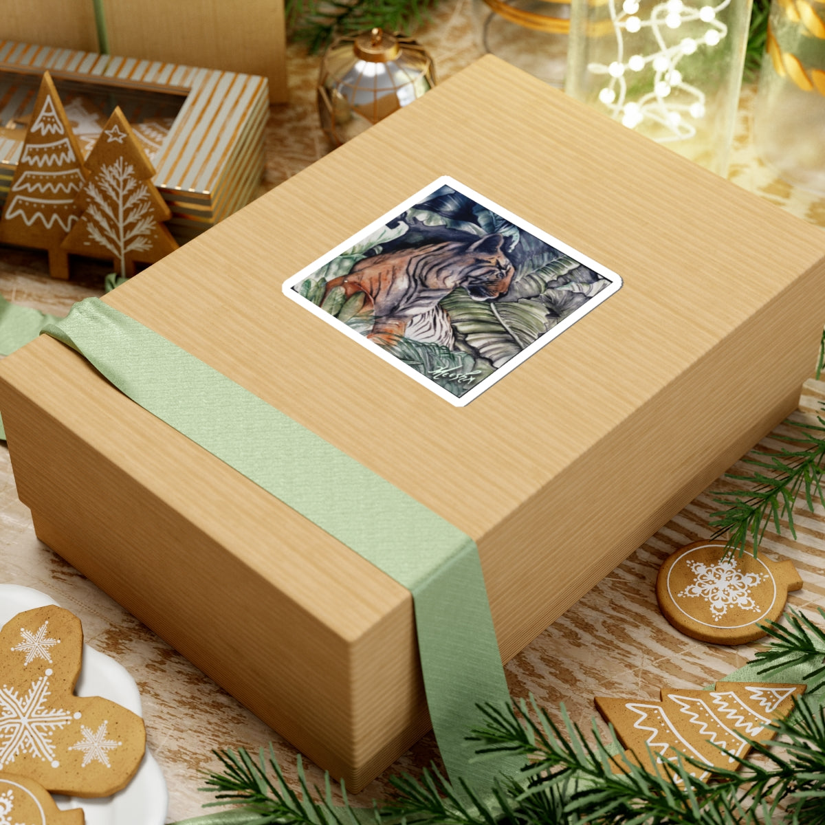 Watchful Warrior Kiss-Cut Stickers