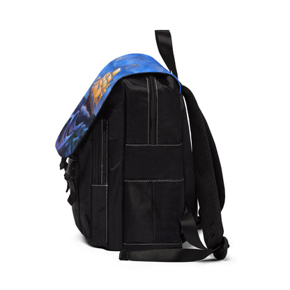 Whimsical Wavehopper Unisex Casual Shoulder Backpack