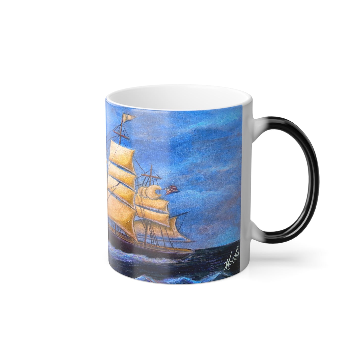 Whimsical Wavehopper Color Morphing Mug, 11oz