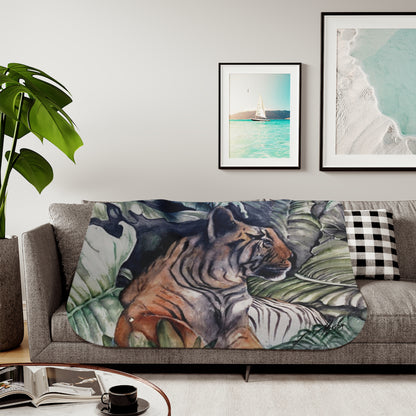 Watchful Warrior Super Snuggly Sherpa Blanket