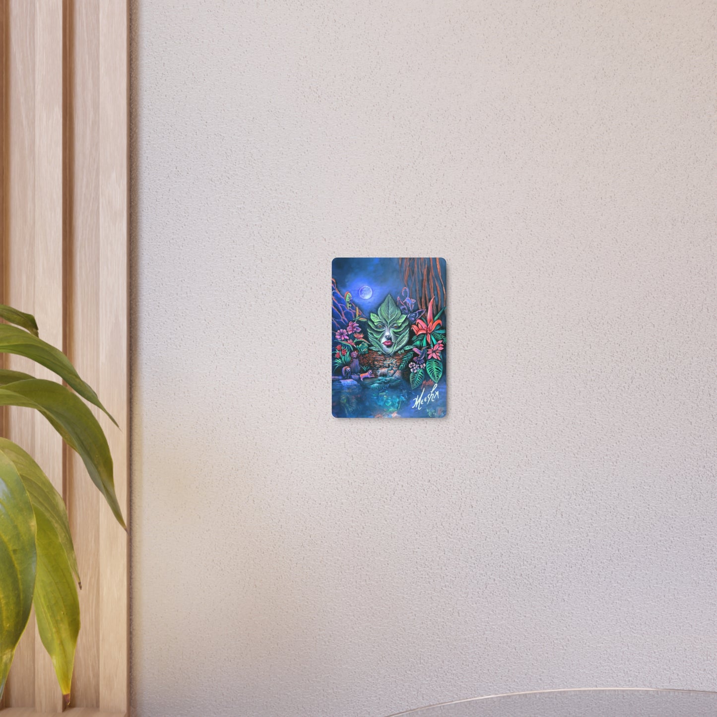 Moonlight Mischief Metal Art Sign