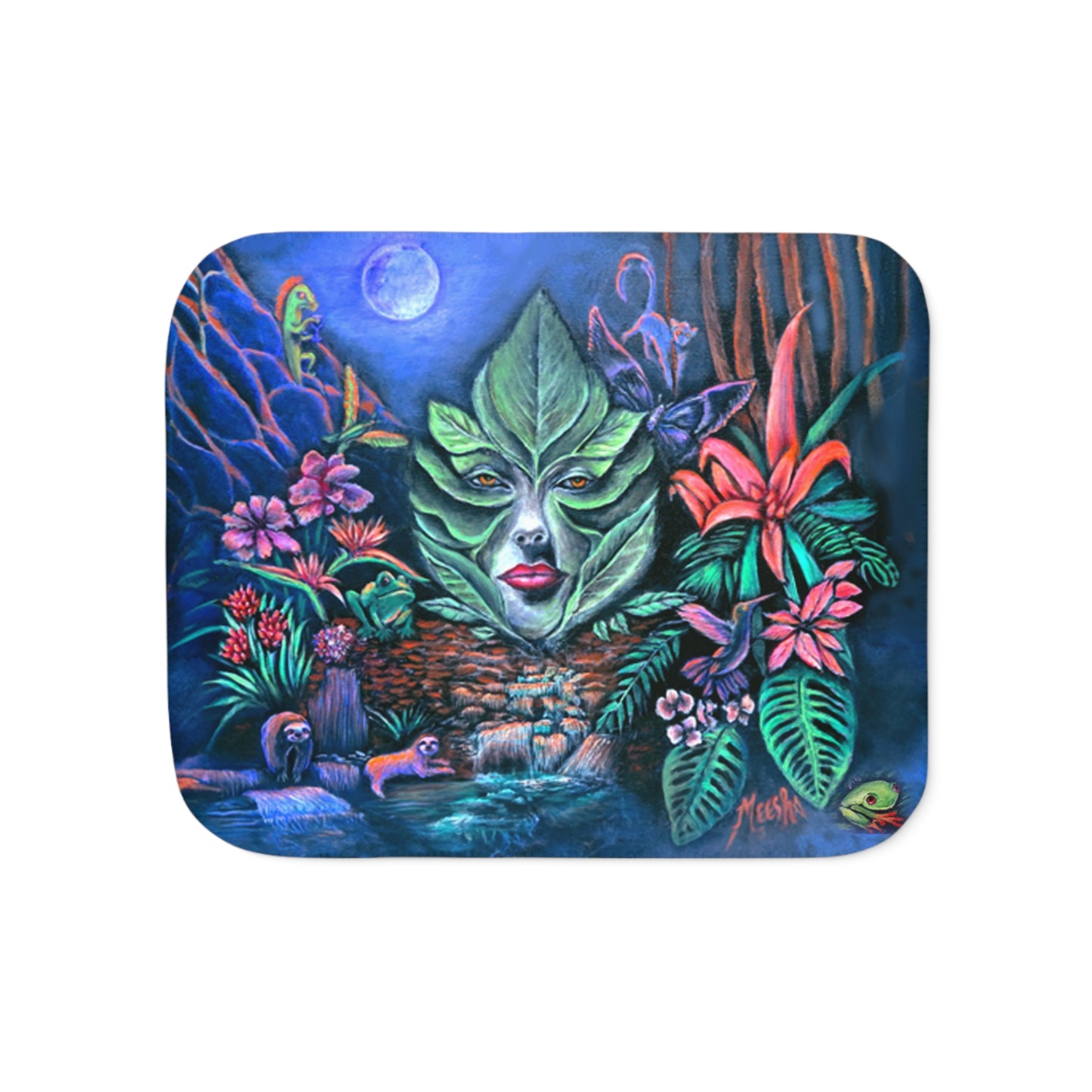 Moonlight Mischief Super Cozy Sherpa Blanket