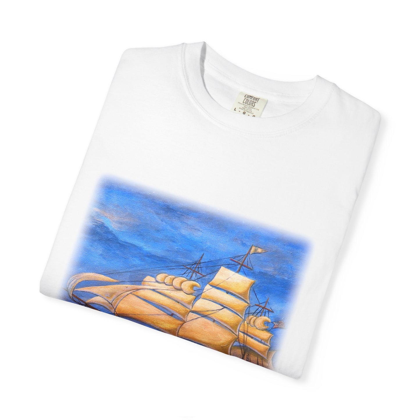 Whimsical Wavehopper Unisex Garment-Dyed T-shirt