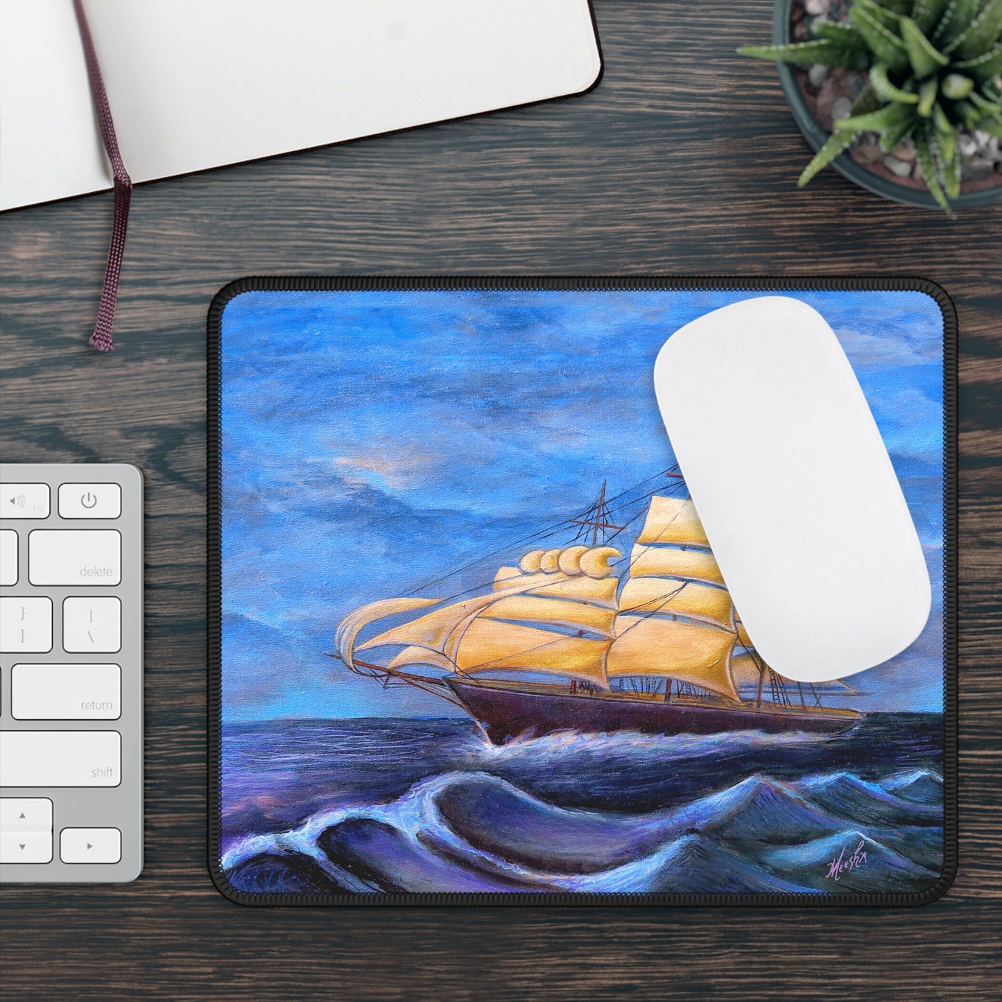 Whimsical Wavehopper Mouse Pad