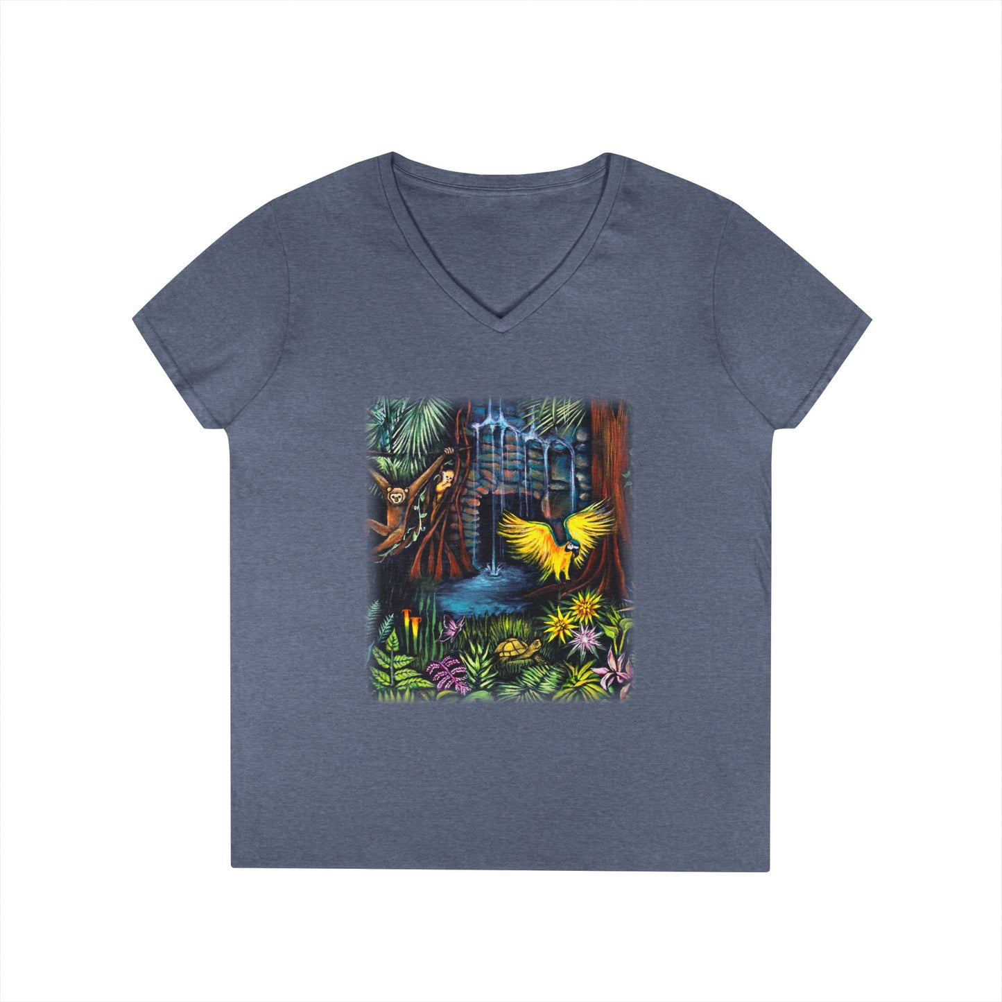 Amazonia Ladies' V-Neck T-Shirt