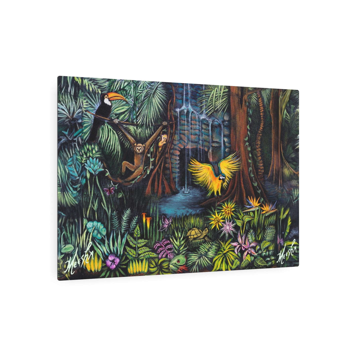 Amazonia Metal Art Sign