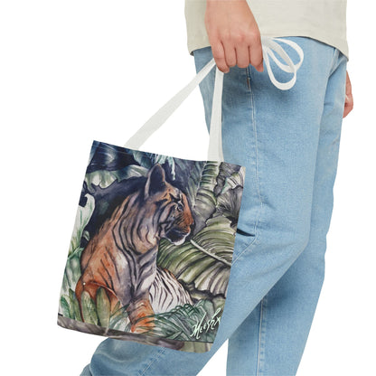 Watchful Warrior Tiger Tote Bag