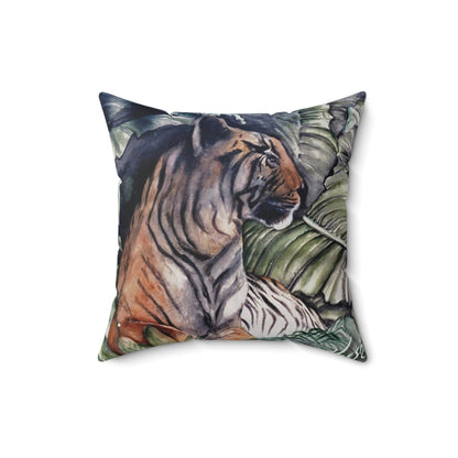 Watchful Warrior Spun Polyester Square Pillow