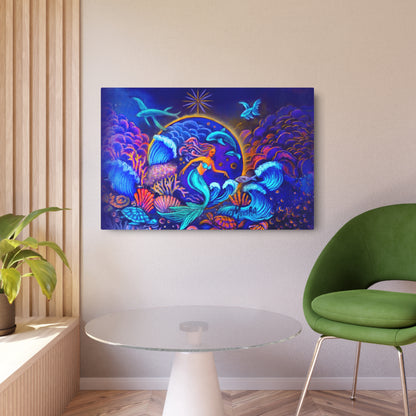 Celestrial Extraterrestrial Metal Art Sign