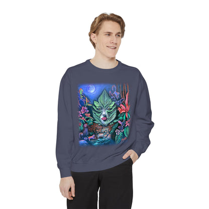 Moonlight Mischief Unisex Garment-Dyed Sweatshirt
