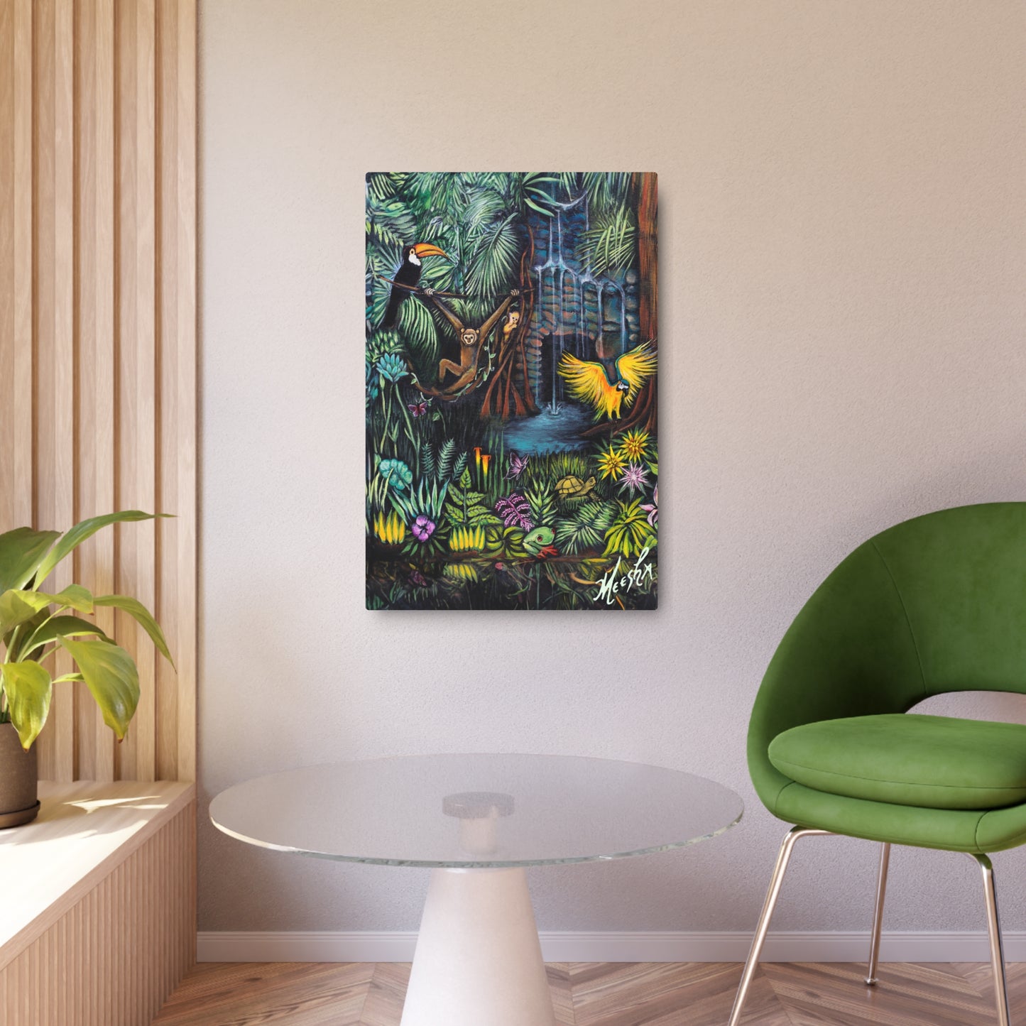 Amazonia Metal Art Sign