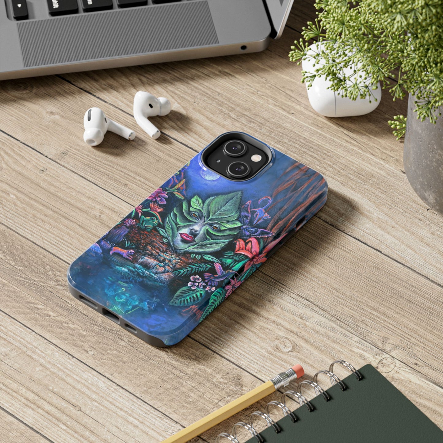 Moonlight Mischief Tough Phone Case for Nature Lovers