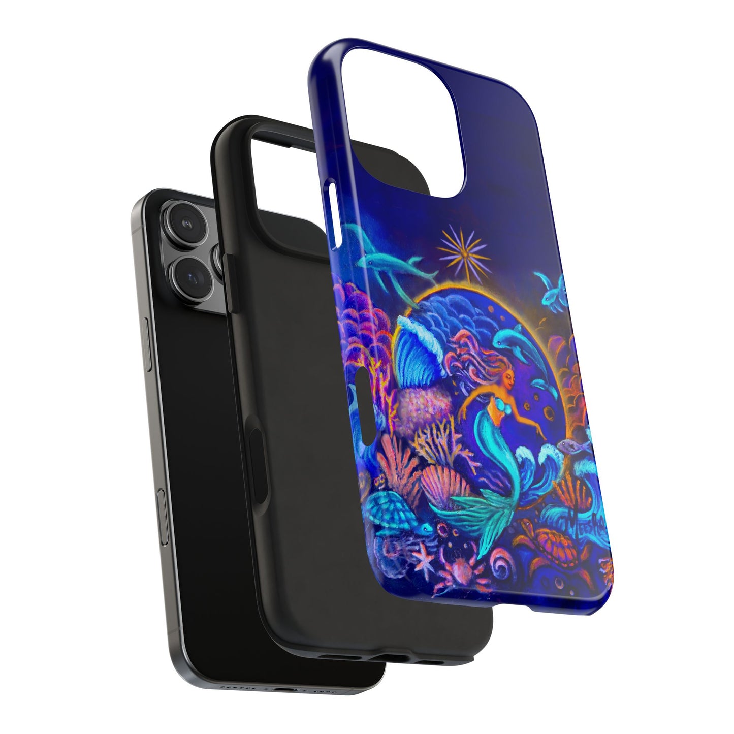Celestial Extraterrestrial I Tough Phone Case for Mermaid Lovers