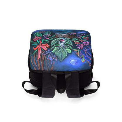 Moonlight Mischief Unisex Casual Shoulder Backpack