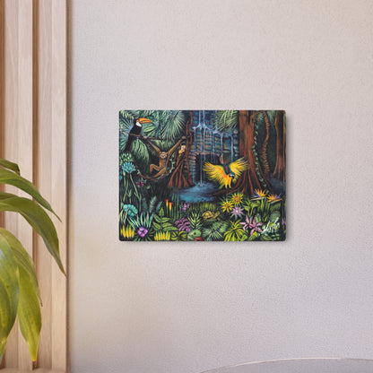 Amazonia Metal Art Sign