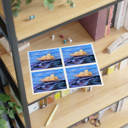 Whimsical Wavehopper Sticker Sheets, 6"x4"