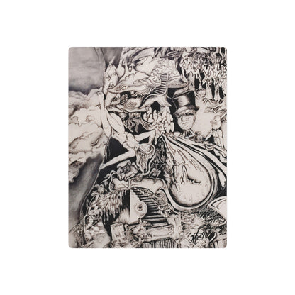 Alice In Blunderland Metal Art Sign