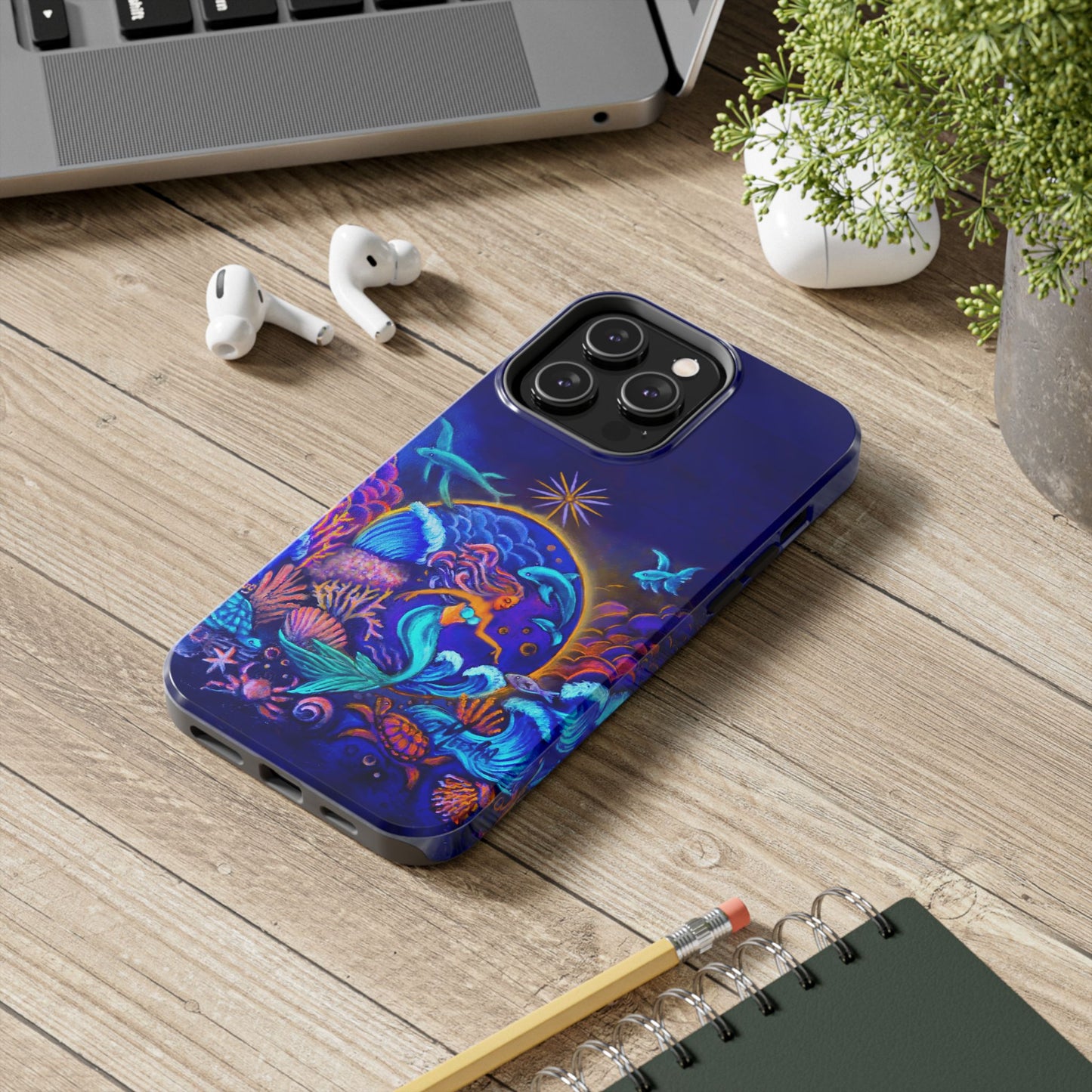 Celestial Extraterrestrial I Tough Phone Case for Mermaid Lovers