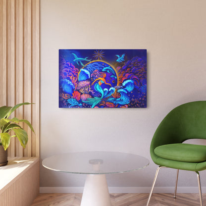 Celestrial Extraterrestrial Metal Art Sign