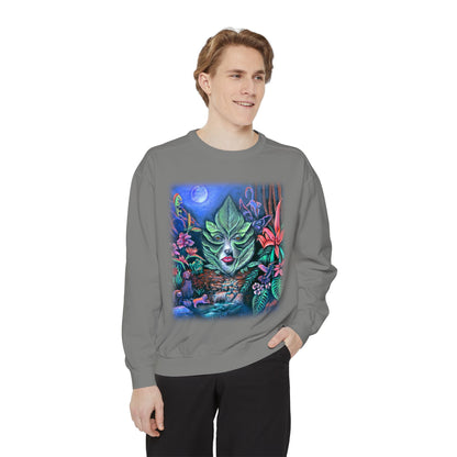 Moonlight Mischief Unisex Garment-Dyed Sweatshirt