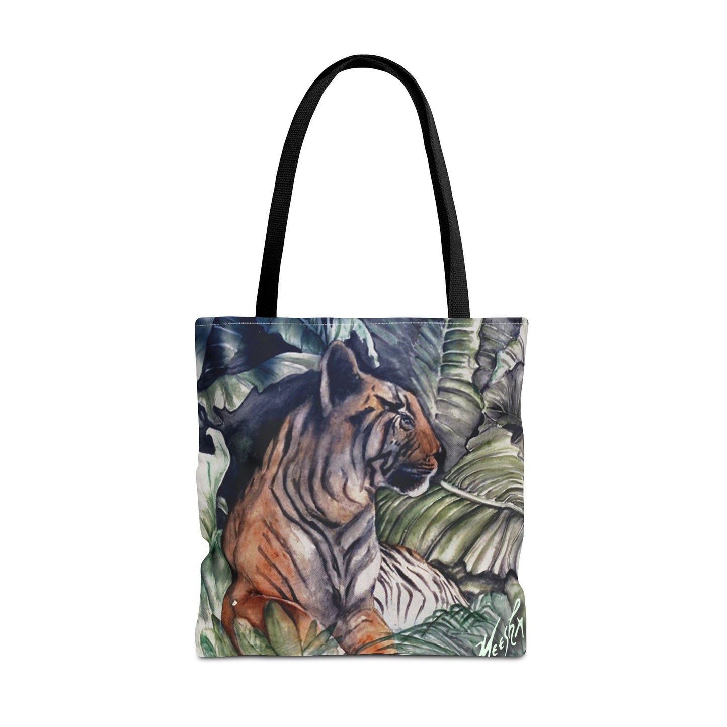 Watchful Warrior Tiger Tote Bag