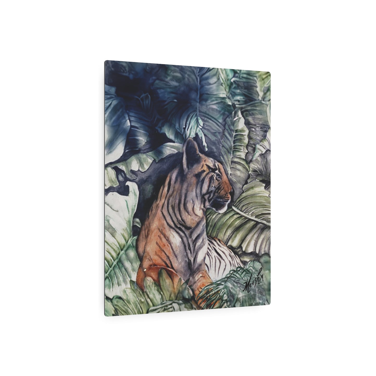 Watchful Warrior Metal Art Sign