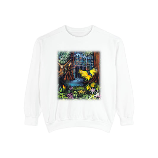 Amazonia Unisex Garment-Dyed Sweatshirt