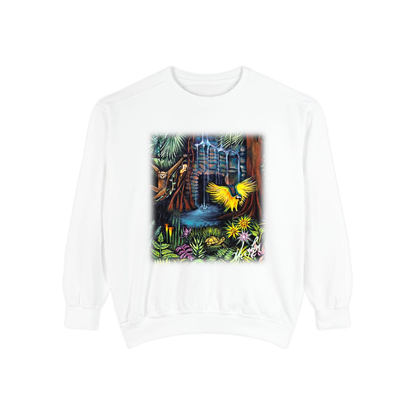 Amazonia Unisex Garment-Dyed Sweatshirt